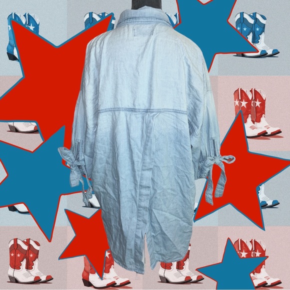 Seven7 Sky Blue Button Down Shirt - Picture 2 of 7